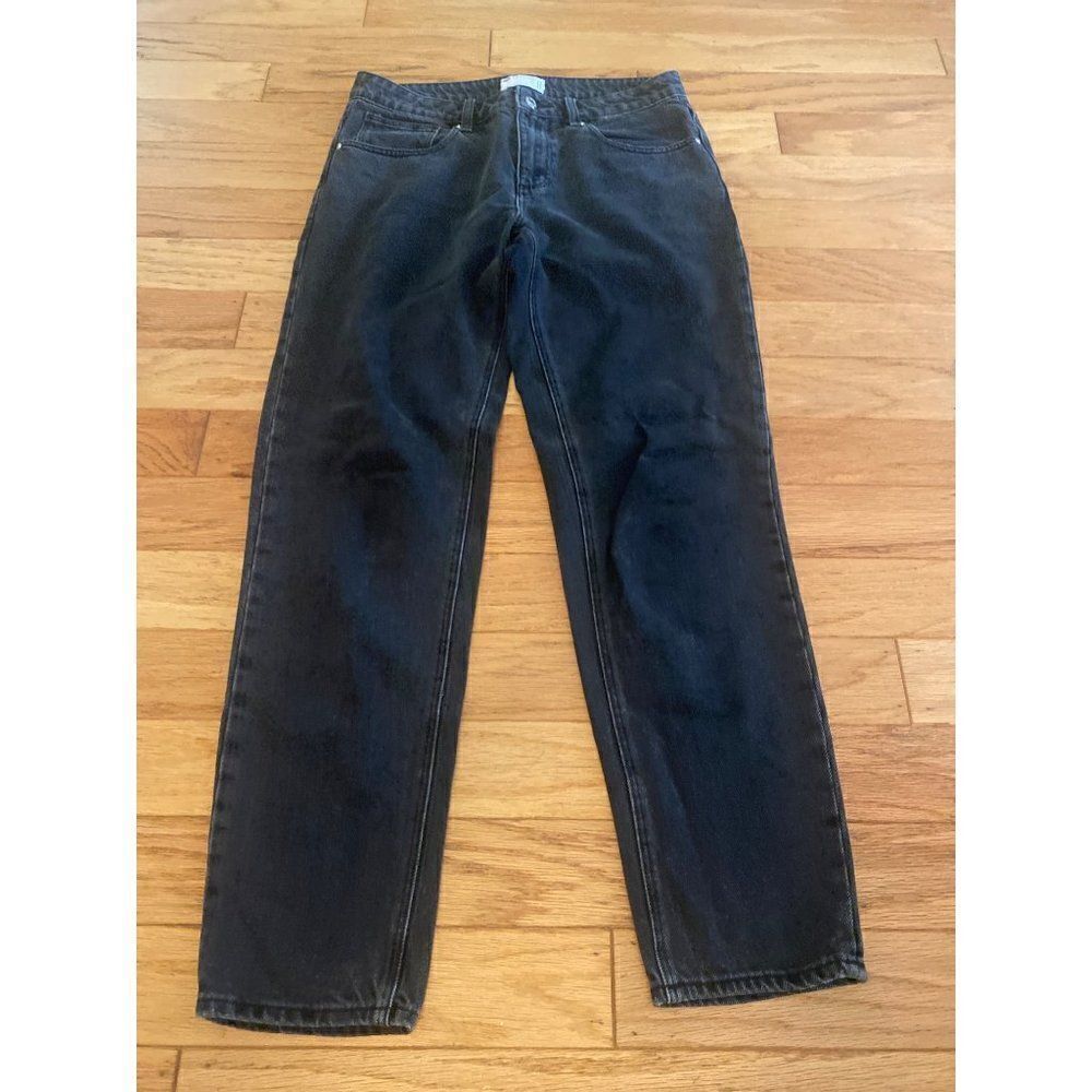 ASOS Design, men's black straight leg, casual jeans size W30 L34